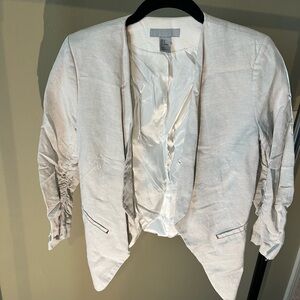 H&M Women's White and Cream Jacket